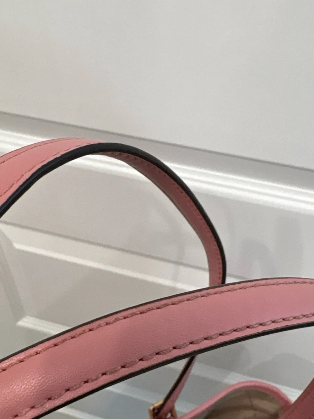 Michael Kors Jet Set Two-Tone Pink Signature Tote Pink